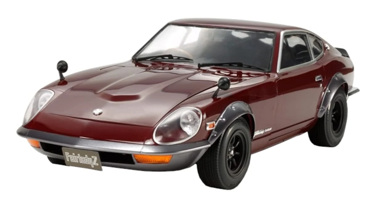 Tamiya 12051 1:12 Nissan Fairlady 240ZG Street Custom - reproduction Faithful, model making, Plastic kit, craft, Hobby, Gluing, Model kit, Assembly, unpainted