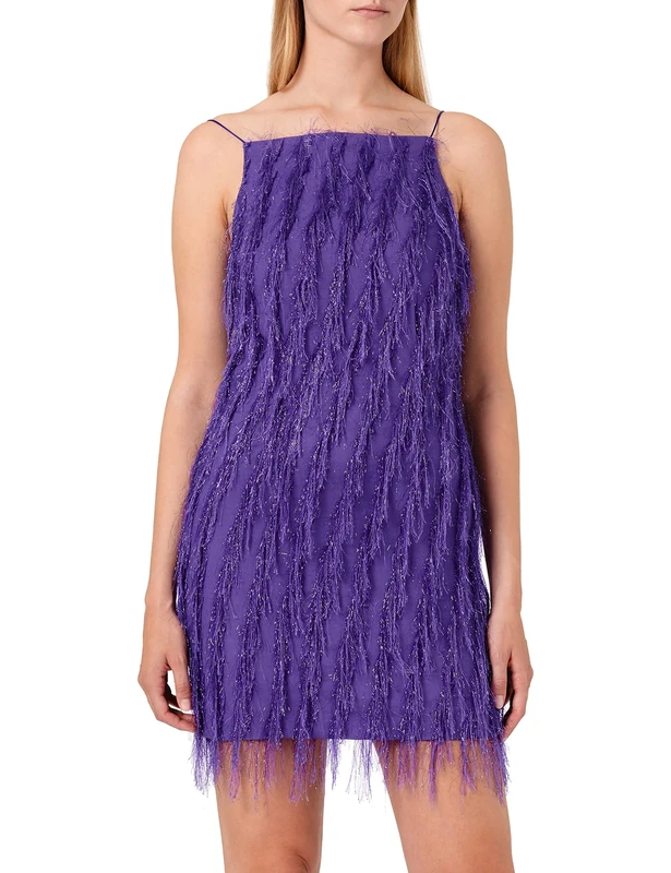 Just Cavalli Women's Dress, 383 Violet, 10