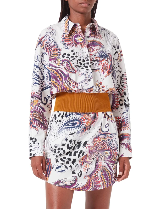 Just Cavalli Women's Dress, 102s Natural, 14