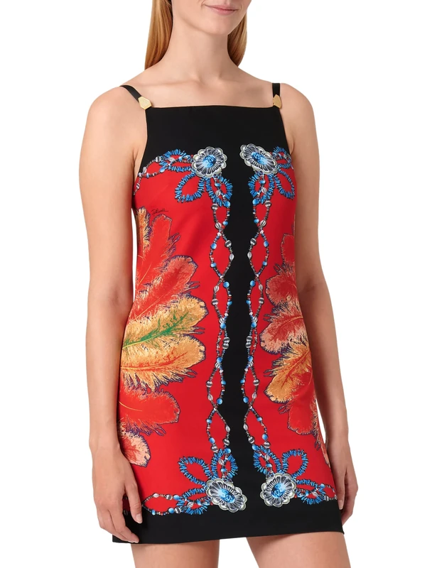 Just Cavalli Women's Dress, 311s Red, 14