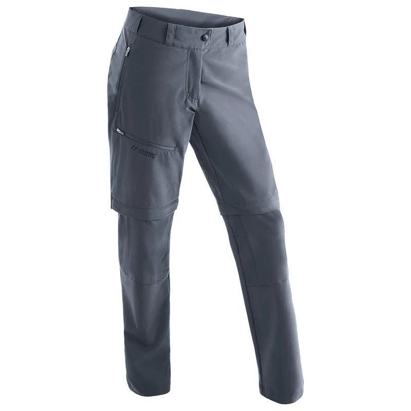 Maier Sports Latit Zip W Women's Hiking Trousers Gray