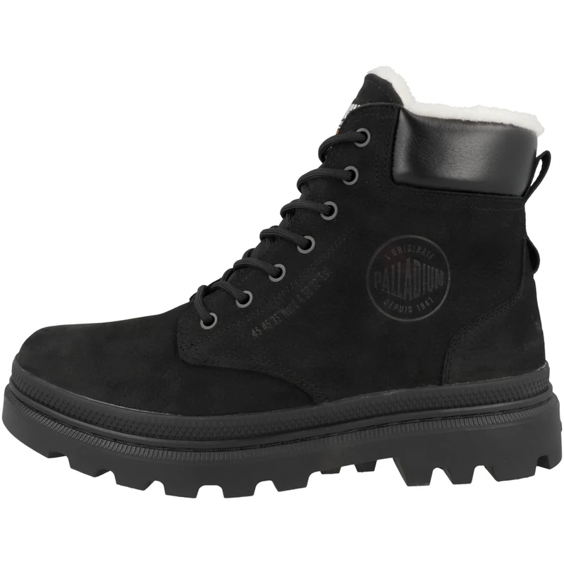 Palladium Unisex's Pallatrooper SC WPS Boots Outdoor, Black, 4 UK