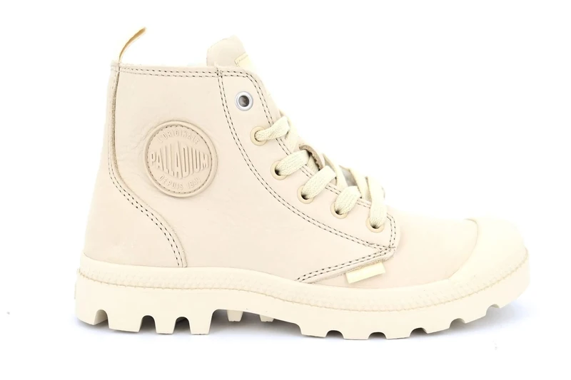 Palladium, PAMPA HI ZIP WOOL, Sneaker Boots female, Beige, 6.5 UK