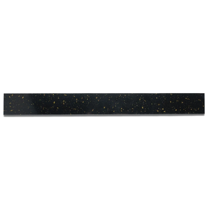 Rockingham Forge Black Granite 50cm Stone Magnetic Knife Rack- Wall Mounted Kitchen Storage for up to 8 Knives/Utensils with Wall Fixings
