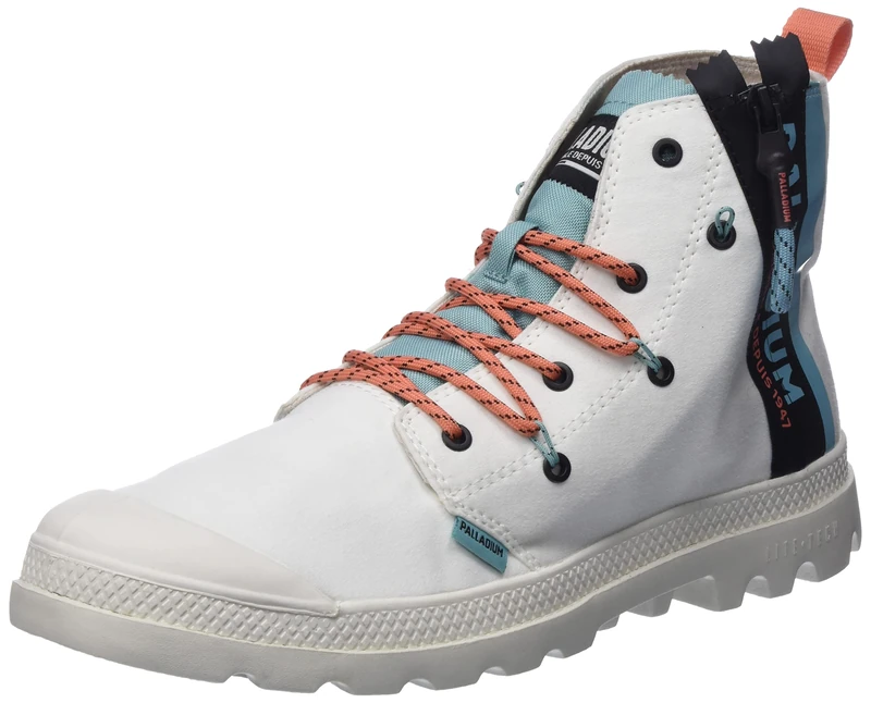 Palladium, Pampa Lite Lace It, Sneaker Boots unisex, White, 7 UK