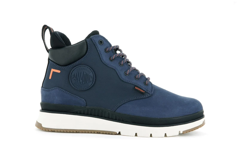 Palladium, PALLASIDER CUFF WP+, Boots Outdoor male, Navy, 9.5 UK