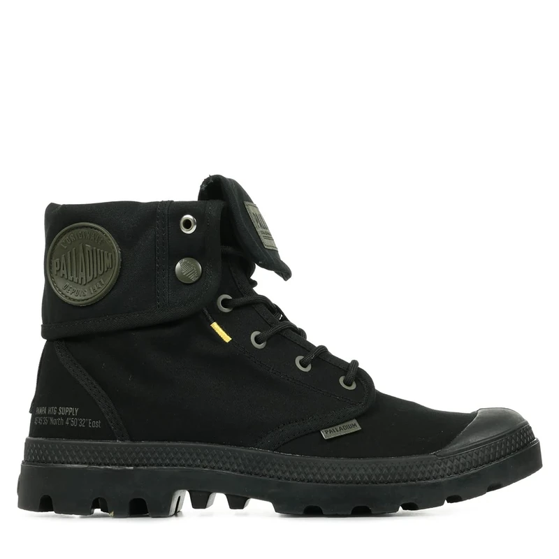 Palladium, Pampa Baggy Supply, Sneaker unisex, Black, 4 UK