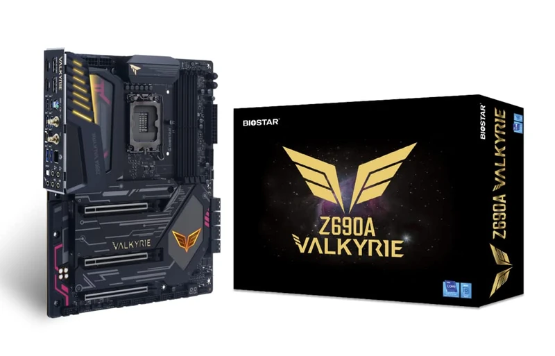 Biostar Z690A Valkyrie Intel LGA 1700 Supports Dual Channel DDR4 PCIe 5.0 Gaming Motherboard