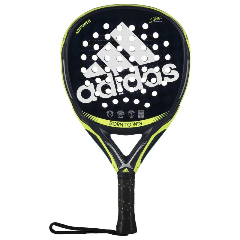 Adidas, Adipower 3.1, Padel Racket, Blue/Fluo Yellow, U, Unisex Adults