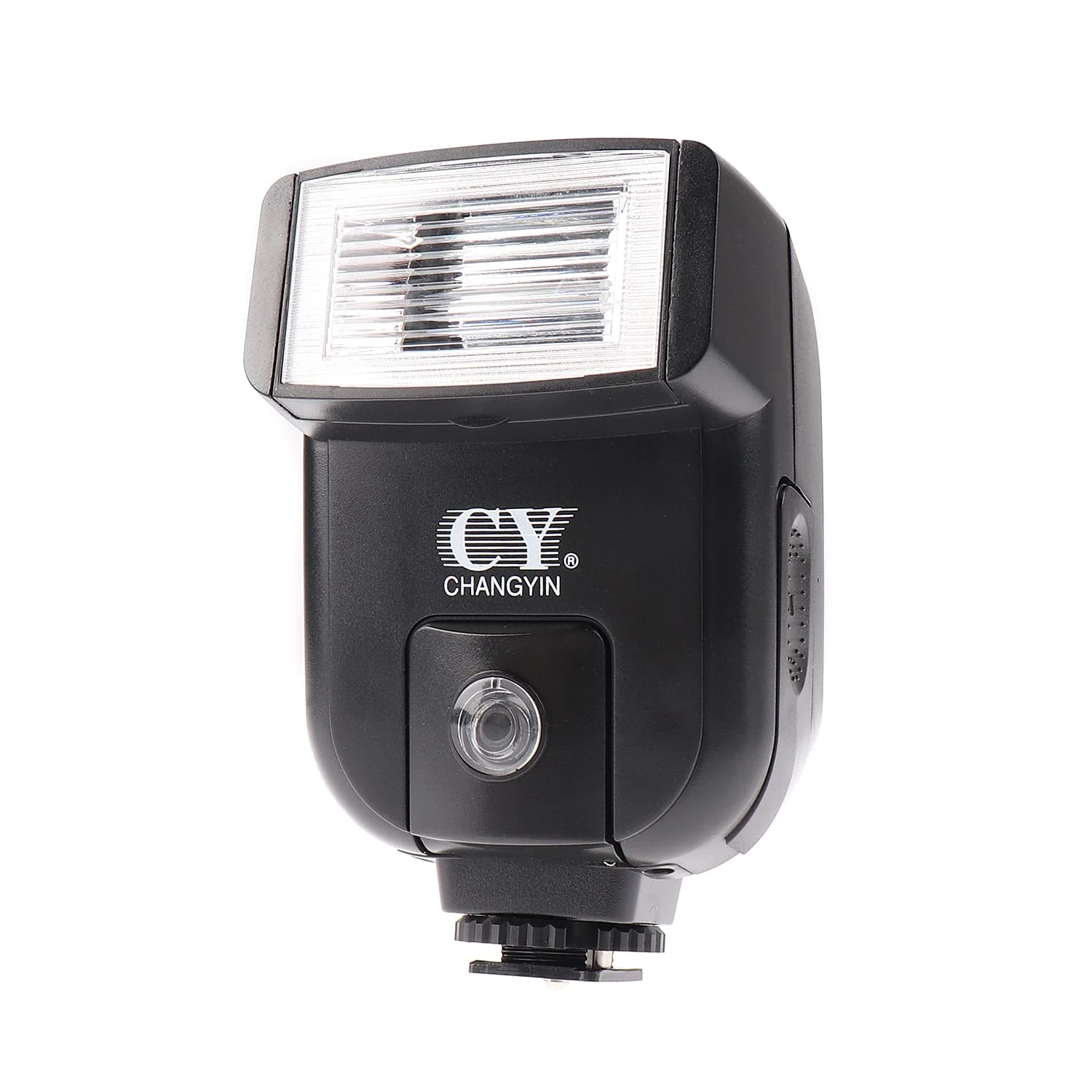 Hersmay CY-20 Universal Hot Shoe On-Camera Flash Speedlite Electronic Speedlight with Sync Port for Nikon Canon Panasonic Olympus Pentax Alpha Digital DSLR Camera Flash Light