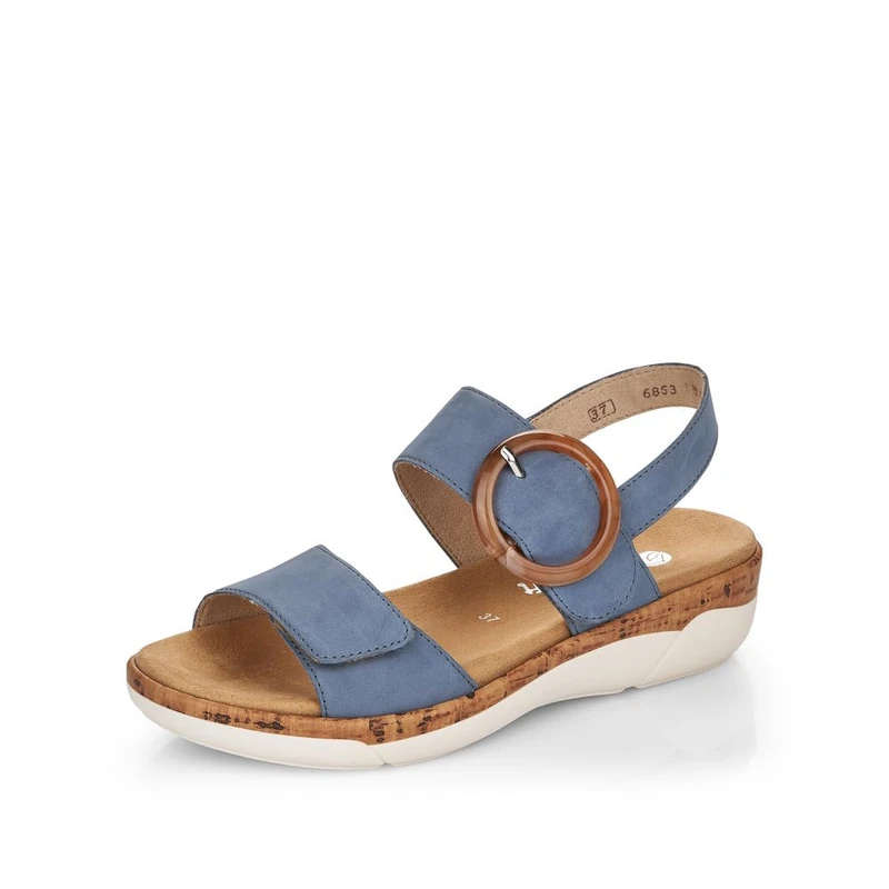 Remonte Rock Womens Sandals 8 UK Jeans Leather