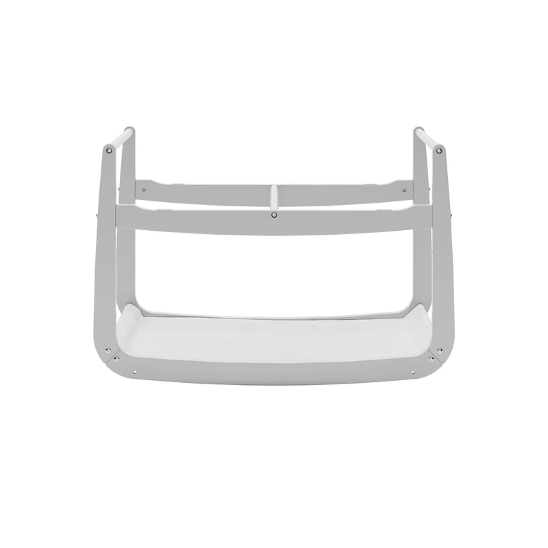 SnuzPod4 Additional Stand - Rocking Bedside Crib Stand Made Using Sustainably Sourced Beech Wood - Dove