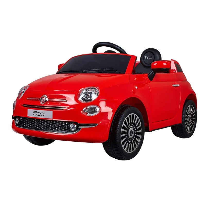 Tachan - Fiat 500 Electric Vehicle for Children, 6v Battery and with Radio Control r/c 2.2g, Lights, Horn and Ignition (711T00642 CPA Toy GroPU Trading S.L.)