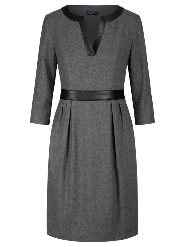 ApartFashion Women's Dress, Anthracite Blend, 8 - Image 1