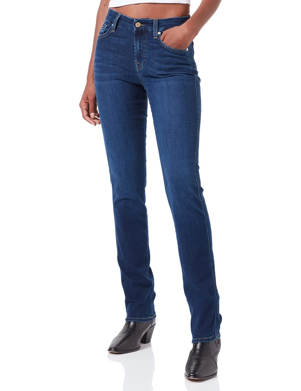 7 For All Mankind Kimmie Straight Eco Jeans - Dark Blue 32W x 32L