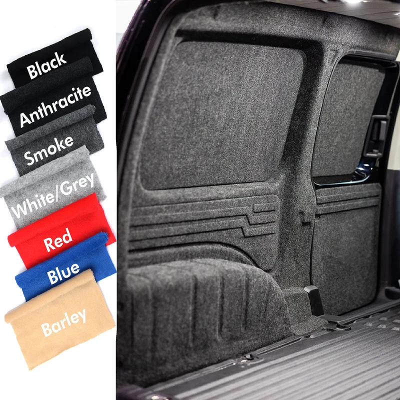 4 Way Super Stretch Lining Carpet for Camper Van Motorhome Car Vehicle Interior(Black,2 Metre x 2 Metre)