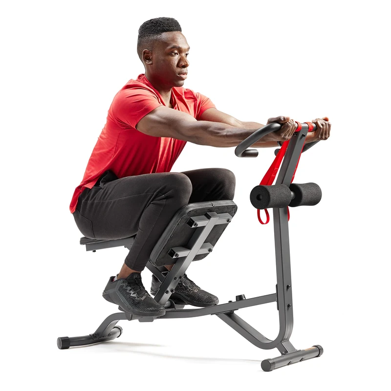 Sunny Health & Fitness Full Body Traction & Stretch Machine for Lumbar Stretching, Flexibility Training, Mobility Support, 120KG Weight Capacity - Image 1