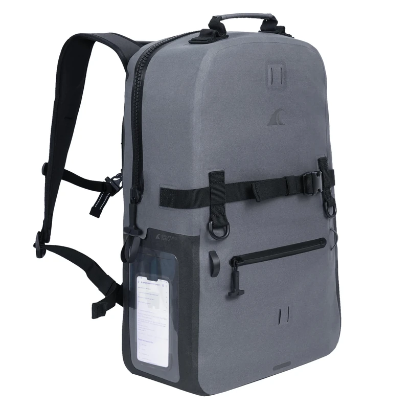 Breakwater Supply™ Waterproof IP68 Submersible Backpack with Airtight Zippers | Laptop Travel Outdoors | Fogland 25L 20L 15L