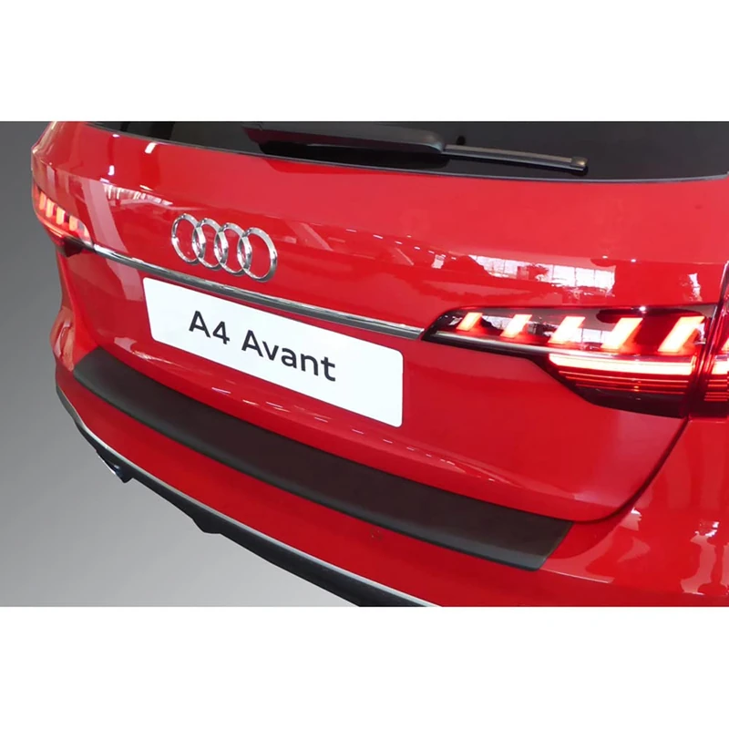 RGM ABS Rear bumper protector compatible with Audi A4 Avant S-Line & S4 Avant Facelift 2019- Black - Image 1