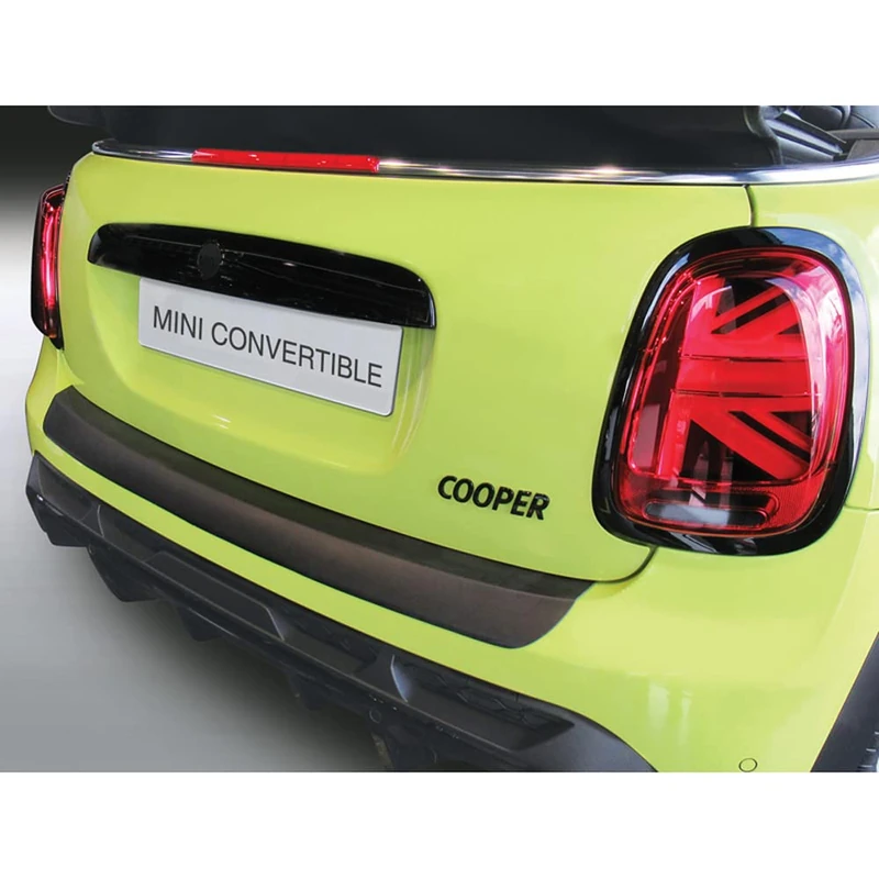 RGM ABS Rear bumper protector compatible with Mini Cooper Cabrio (F57) Facelift 2021- Black - Image 1