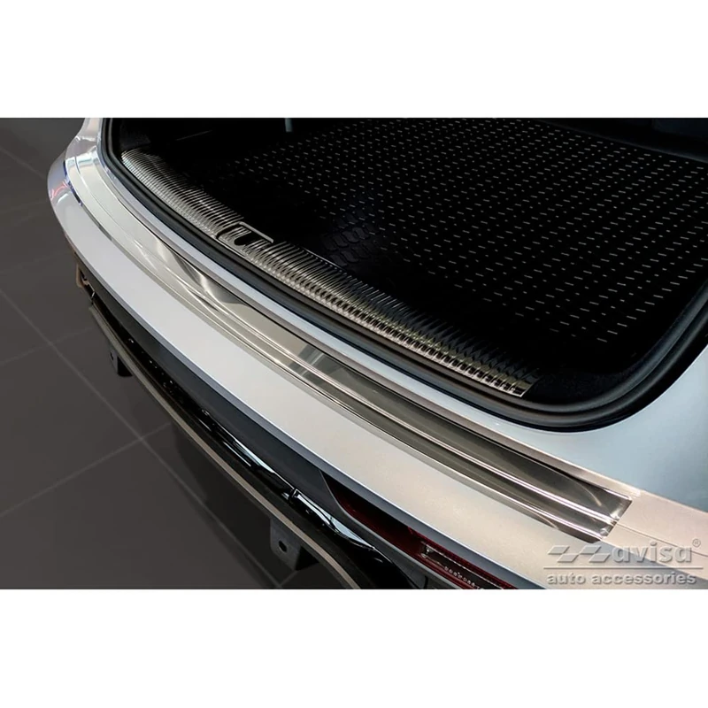 Avisa Stainless Steel Rear bumper protector compatible with Audi Q5 Sportback 2020- incl. S-Line