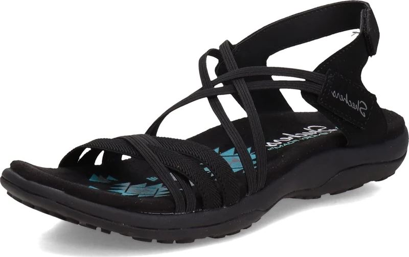 Skechers Reggae Slim - Takes Two Women's Sandals - SS23 Black 5 UK