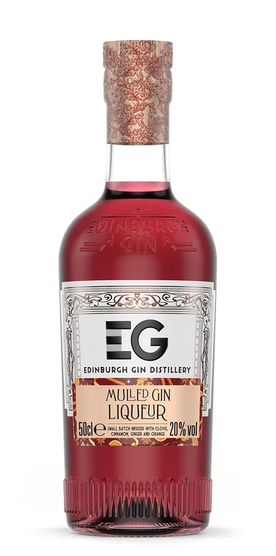 Edinburgh Gin Mulled Gin Liqueur 50cl | 20% ABV | Taste of Cosy Winter Celebrations | Inspired by Mulled Wine | Ideal for Festive Cocktails and Mulled Wine Recipes | 100% Naturally Flavoured