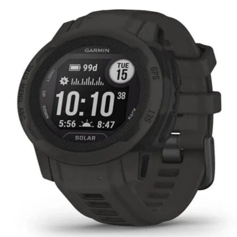 Garmin Instinct 2S Solar Rugged GPS Smartwatch, Graphite