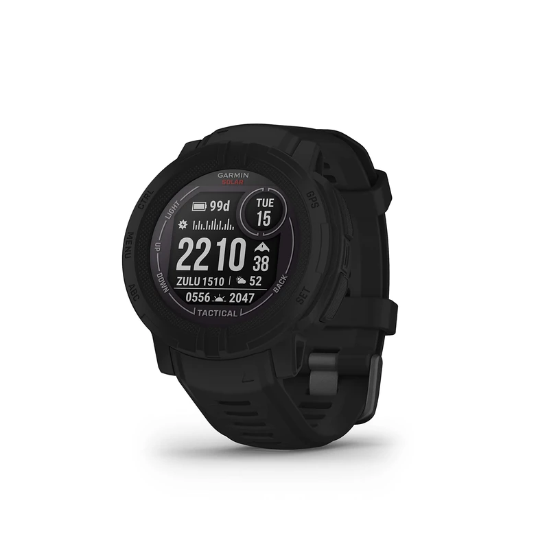 Garmin Instinct 2 Solar Tactical Edition Rugged GPS Smartwatch, Black