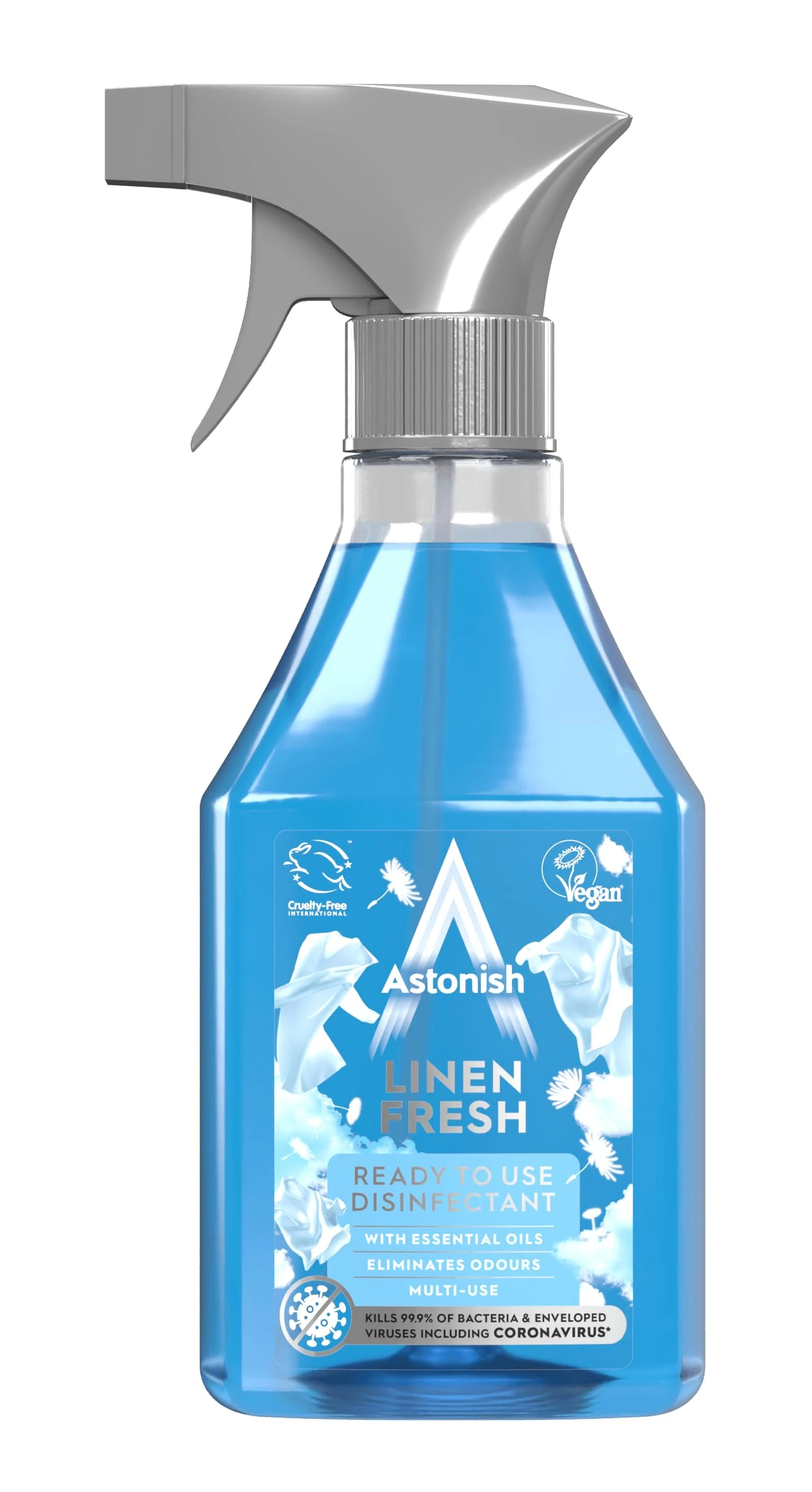 Astonish Linen Fresh Ready To Use Disinfectant Spray 550ml