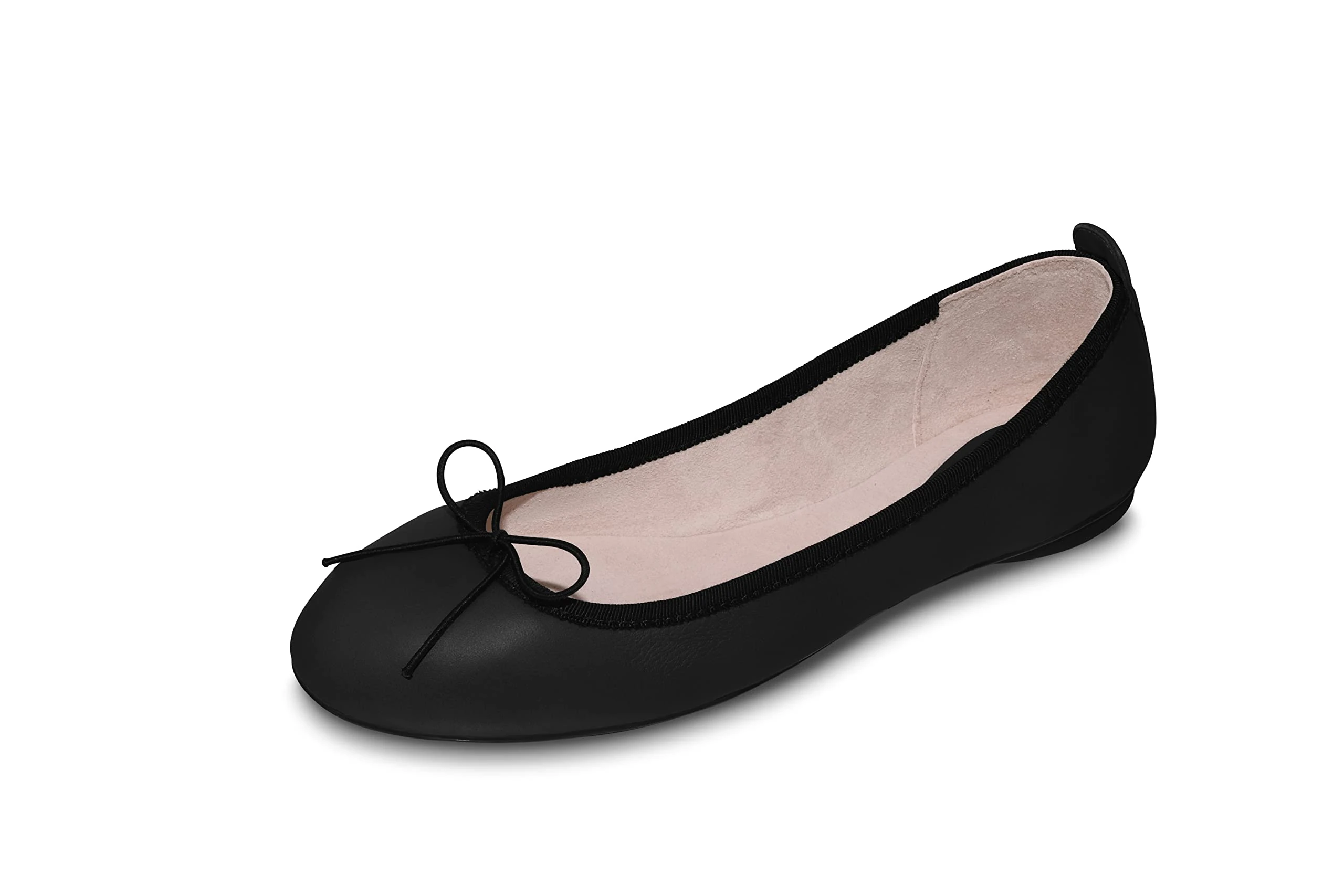 Bloch Women's Nashira Ballet Flat, Nero Leather, 5 UK
