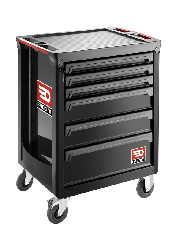 FACOM Roll.6NM3A ROLLM3 6 Drawer Trolley Black
