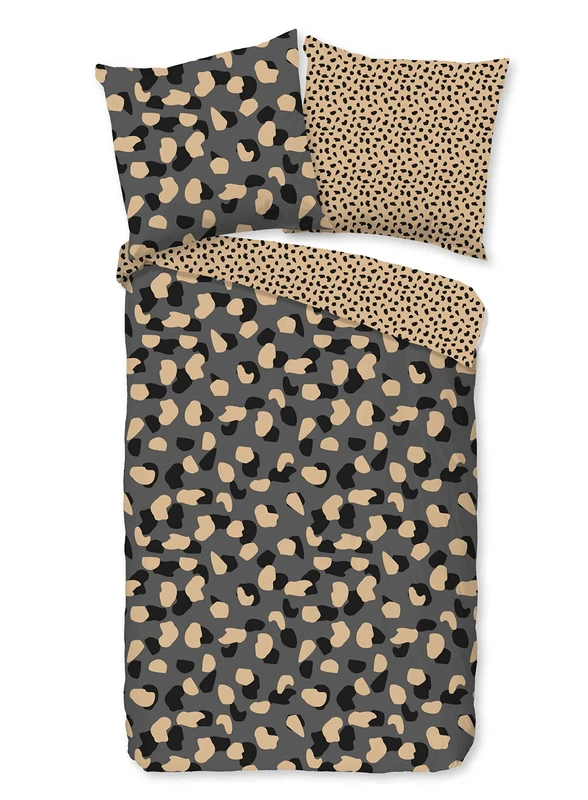 Single Duvet Cover 155 x 220 cm No. 10028 Grey - Image 1