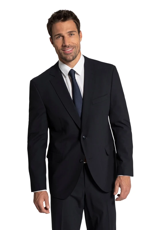 JP 1880 Men's Large Sizes Menswear L-8XL Business FLEXNAMIC® Zeus Construction Kit 705512, Dark Navy, 46S