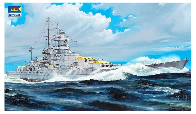 Trumpeter 1:200 - German Gneisenau Battleship