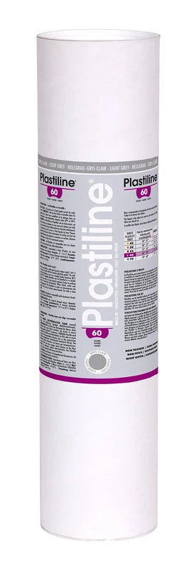 Plastiline 5660T - Plastiline tube - Modelling Paste, High Precision - Sculpting, Moulding - Hardness 60 (hard) - 5 kg - Red ochre shade. Made in France