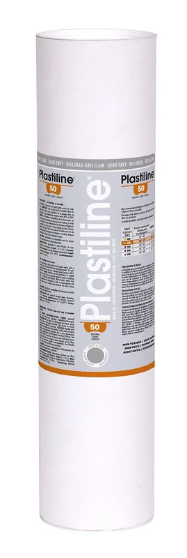 Plastiline 5650T - Plastiline tube - Modelling Paste, High Precision -Sculpting, Moulding - Hardness 50 (soft) - 5 kg - Rose de Naples shade. Made in France