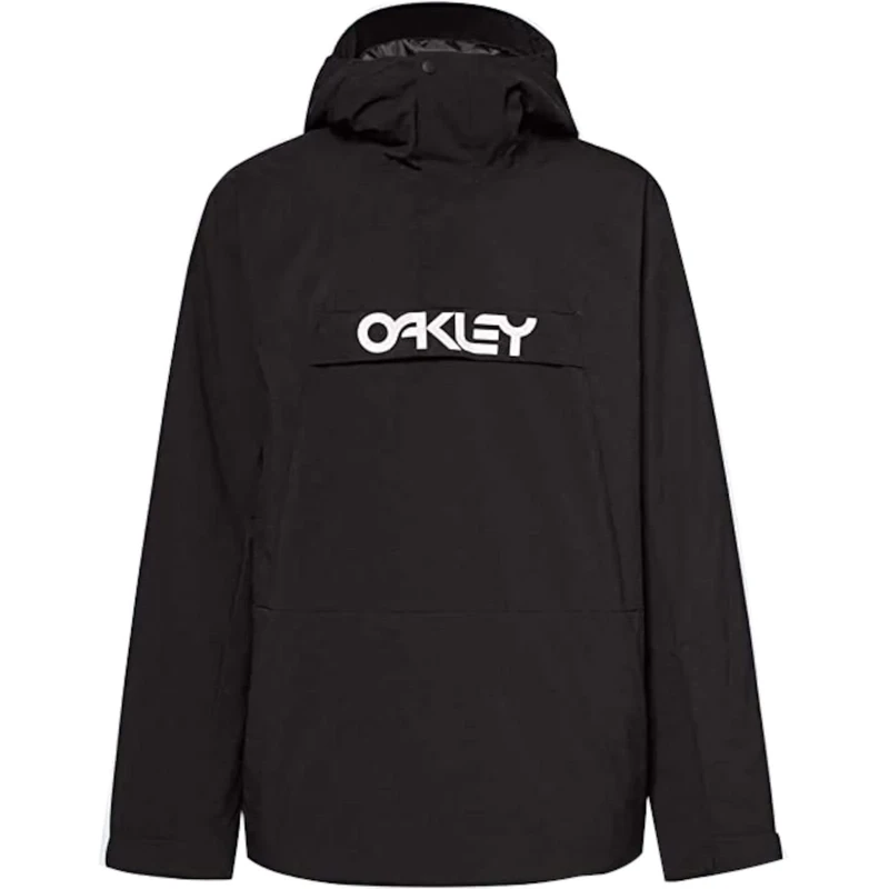 Oakley Men's Thermonuclear Protection TBT Insulated Anorak Jacket Tech, Blackout, S