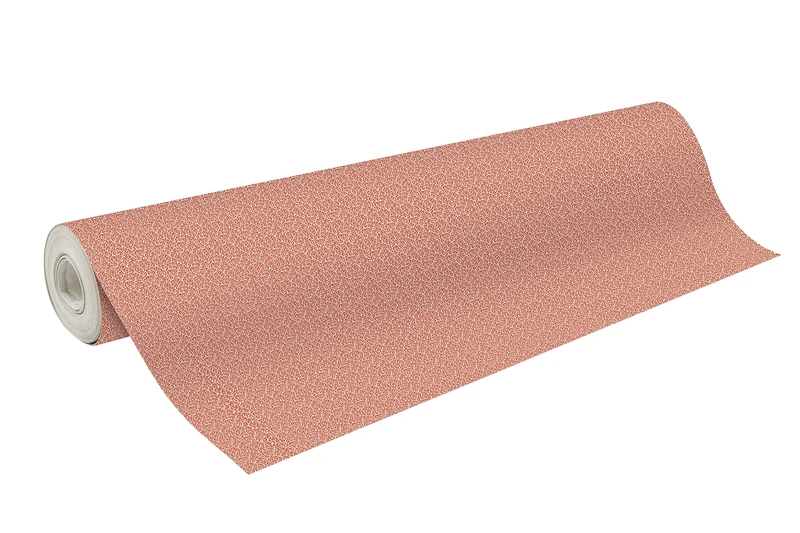 Clairefontaine 202089C - A Reel of Gift Paper - 80g Excellia Paper - Format: 50x0,70m - Pattern: Coral, Orange/White - Gift wrapping, ideal for packaging