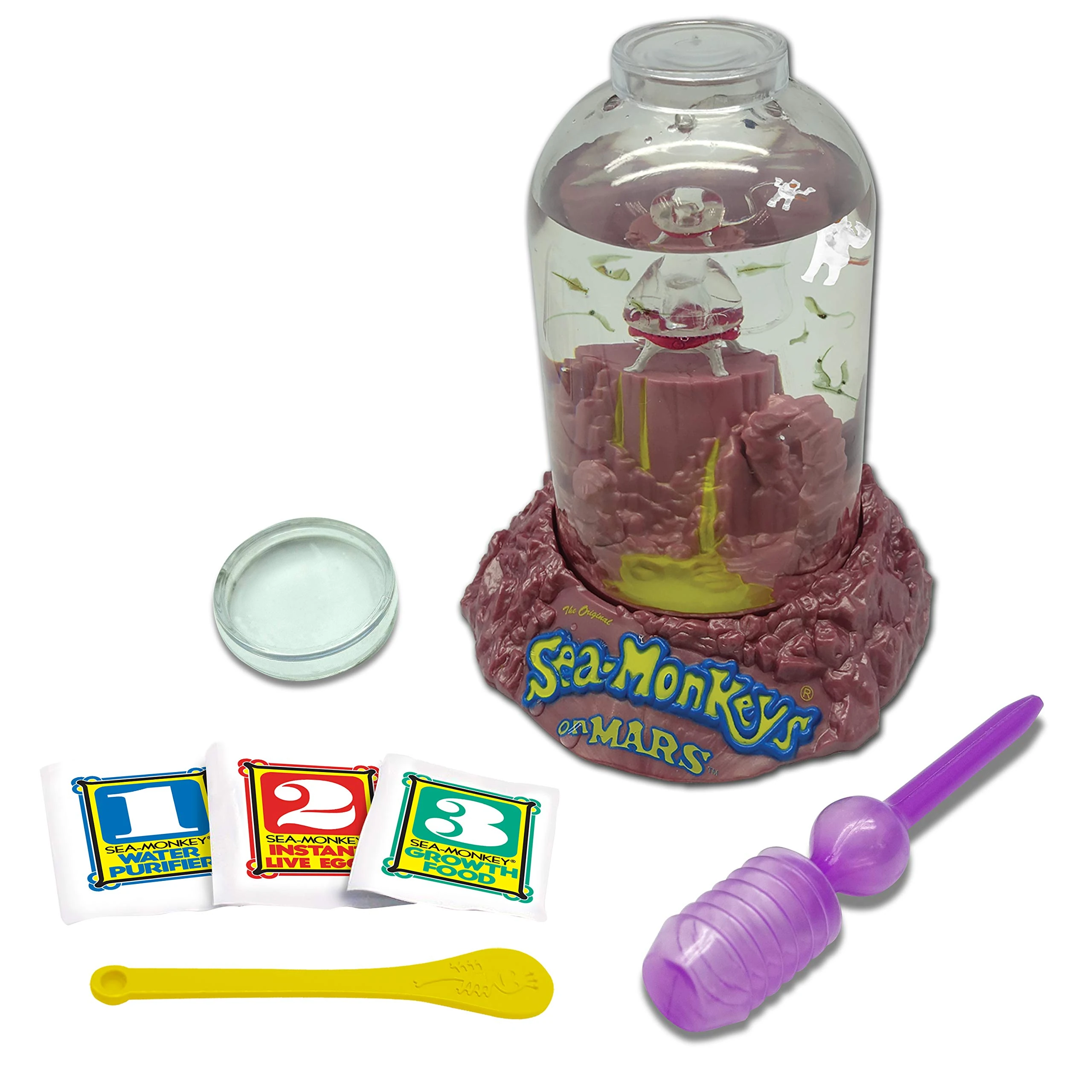 The Original Sea Monkeys - On Mars - Grow Your Own Pets Science Kit- Includes Eggs, Food, and Water Purifier