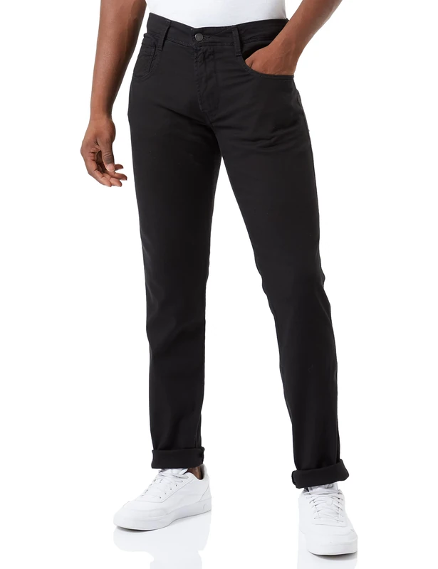 REPLAY Men's Anbass X-Lite Jeans, 098 Black, 2932