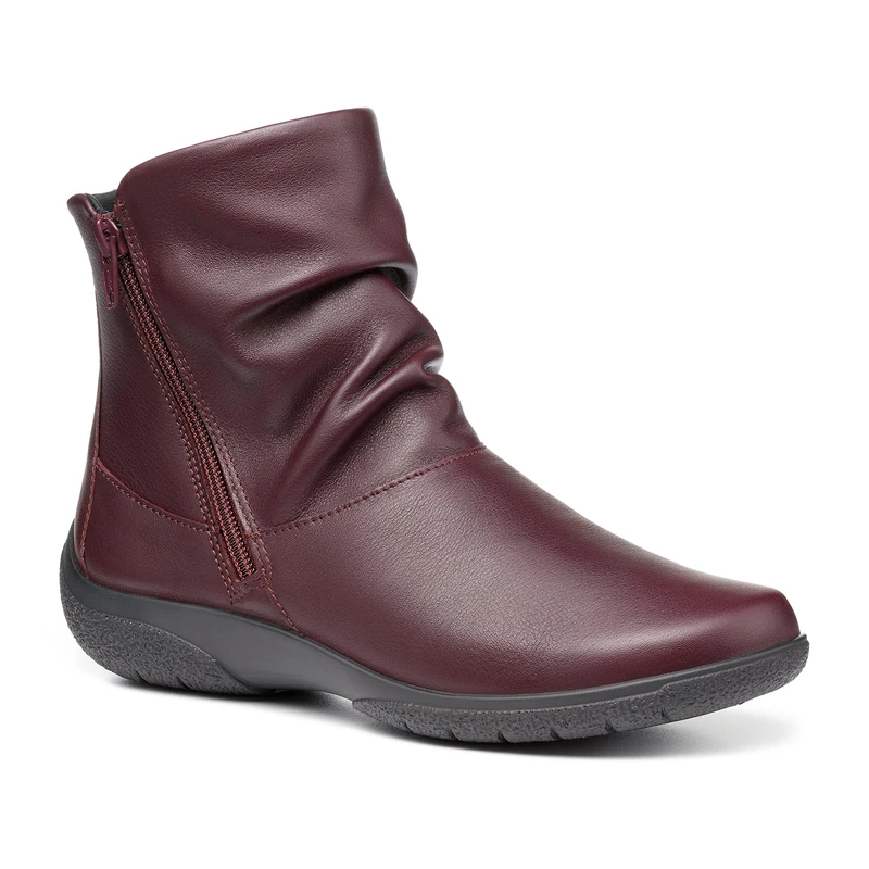 Hotter Women's Whisper Fashion Boot, Wine, 7.5 UK