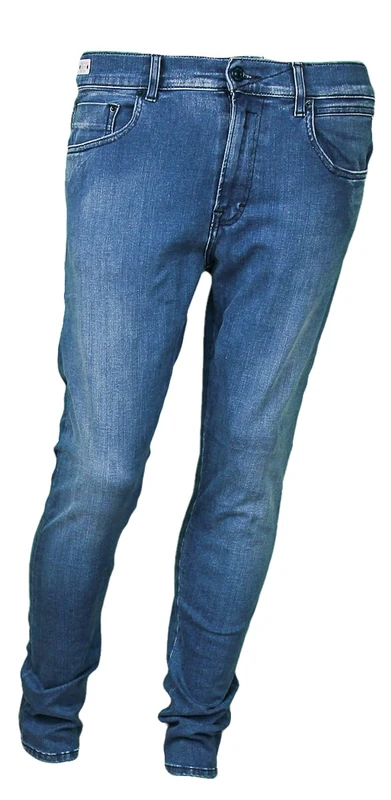 REPLAY Men's Micym Jeans, 009 Medium Blue, 34 W/30 L - Image 1