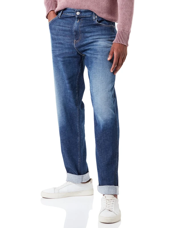 REPLAY Men's Sandot Jeans, 009 Medium Blue, 32 W/30 L