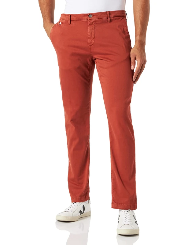 Replay Men's Benni Hyperchino Colour Xlite Jeans, 746 Rust Red, 3230, 746 Rust Red, 32 W/30 L