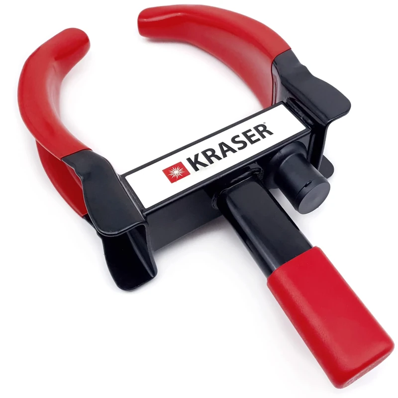 KRASER KR820 Heavy Duty Wheel Clamp, N1 Germany, Adjustable 7-11,4 in, Anti-Drill Ball, Universal Wheel Car Boot Anti Theft Lock Device for Vehicle Truck, Van, Golf Cart, Camper