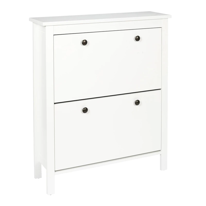 HOME DECO FACTORY - HD7384 - Elisabeth 2 Door Shoe Cabinet, Entrance, Living Room