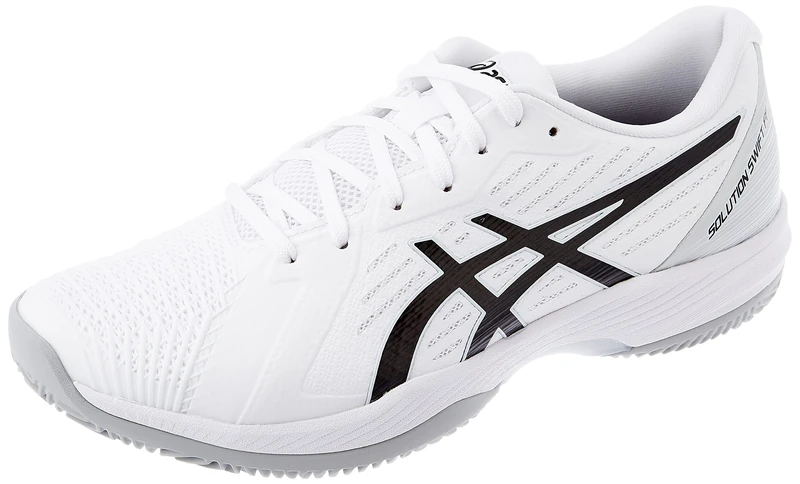 Asics Men's Solution Swift Ff Trainers, White Black, 50.5 EU