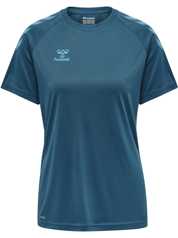 hummel Women's Hmlcore Xk Core Poly Tee S/S Woman T-Shirt Blue Coral