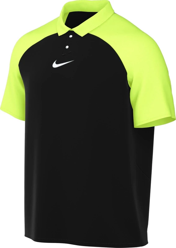 NIKE DH9228-010 M NK DF ACDPR SS POLO K Polo shirt Men's BLACK/VOLT/WHITE Size L